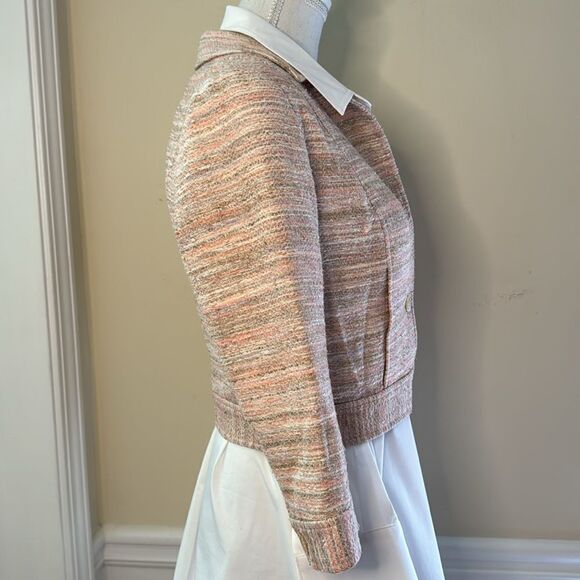 Worth Silk Cropped Tweed Jacket. ❤️❤️❤️ - Picture 3 of 7